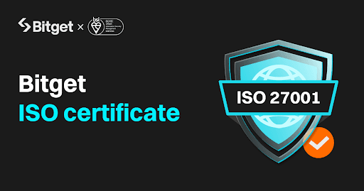 Криптовалютная биржа Bitget получила сертификат ISO 27001:2022, что  подтверждает высокий уровень прозрачности и безопасности