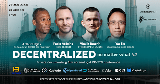Премьера! Decentralized no matter what film V2 в Дубае