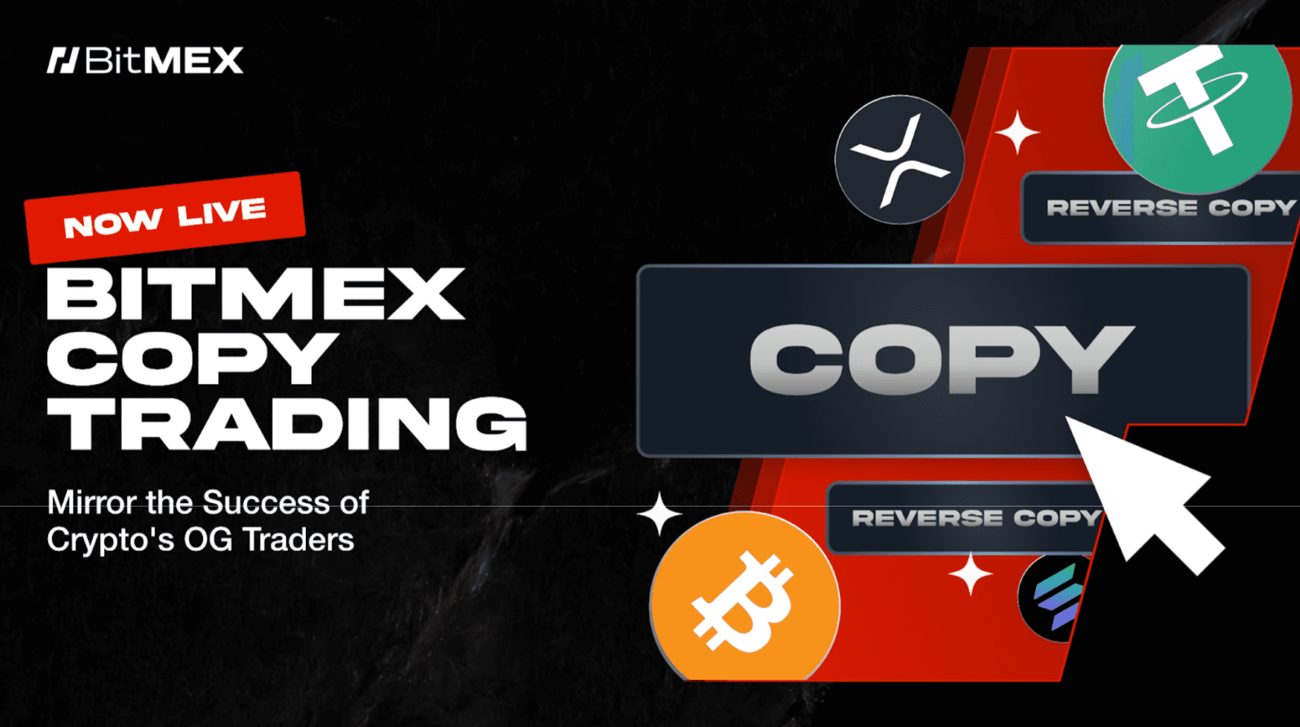 BitMEX представляет новый инструмент: копитрейдинг, включая революционную возможность обратного копирования сделок