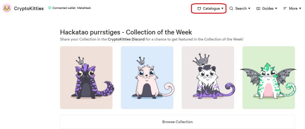Котята CryptoKitties