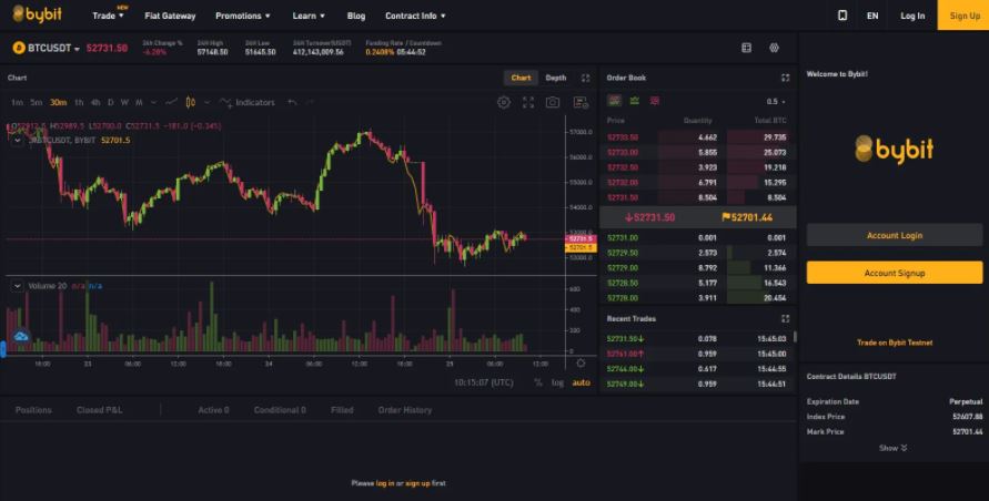 Скрин ByBit