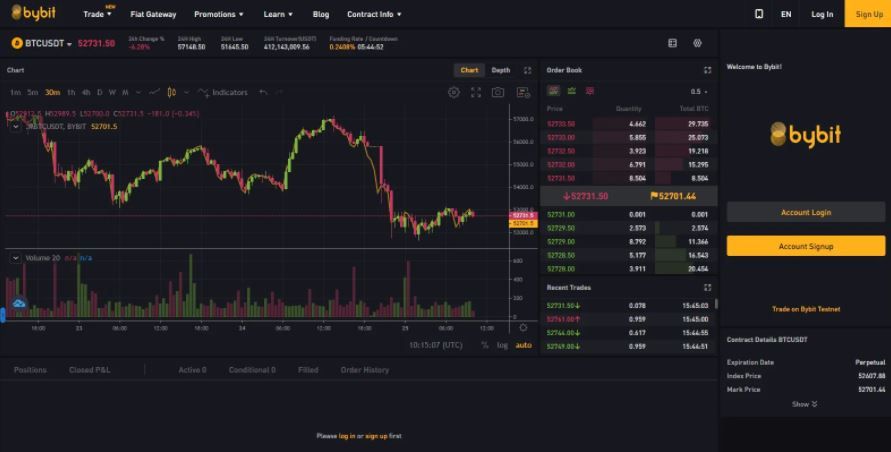 Скрин ByBit