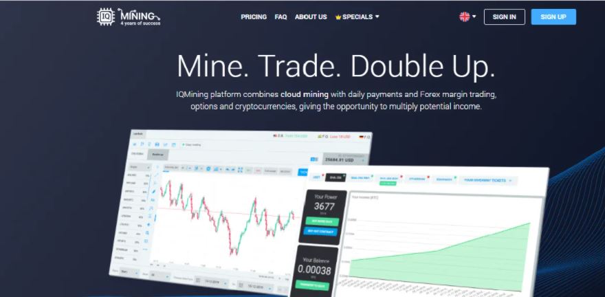 Скрин платформы IQ Mining