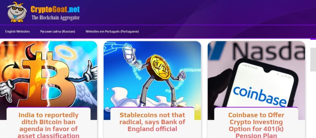 Платформа CryptoGoat