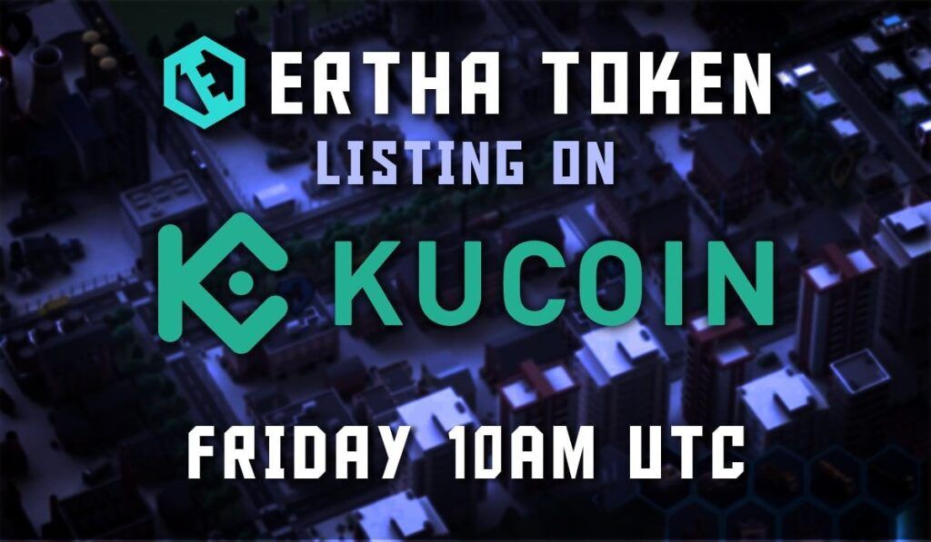 Листинг токенов ERTHA на KuCoin