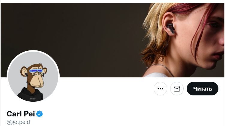 Twitter Карла Пей