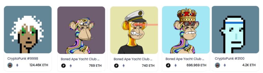 NFT Bored Ape Yacht Club и CryptoPunks
