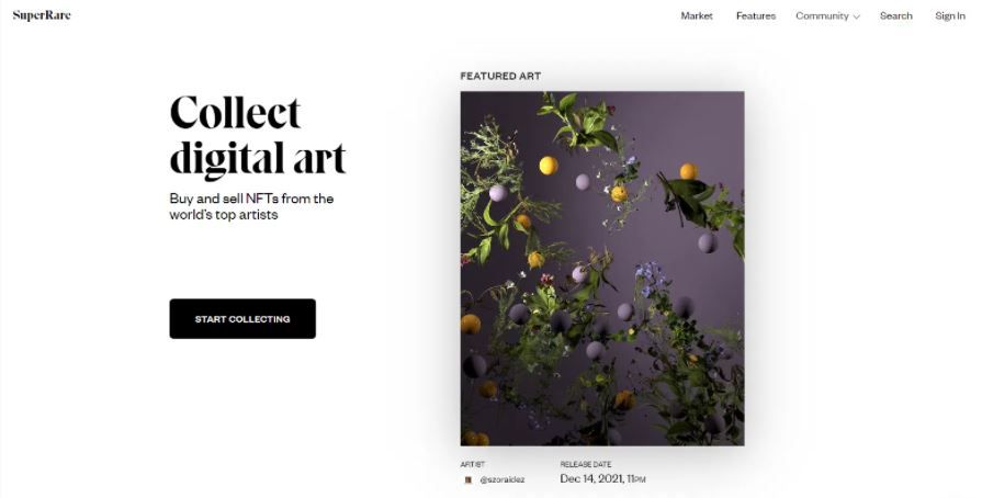 Платформа NFT SuperRare