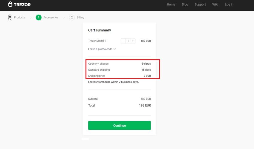 Покупка Trezor в Республике Беларусь