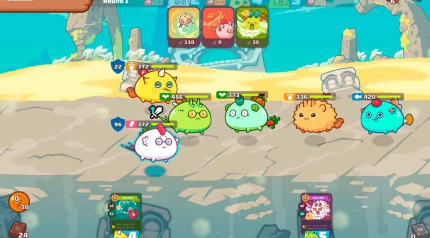 Бой в Axie Infinity