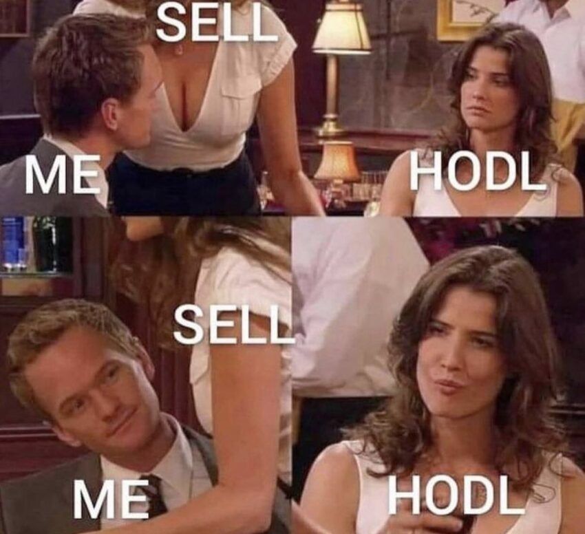 Шутка про HODL