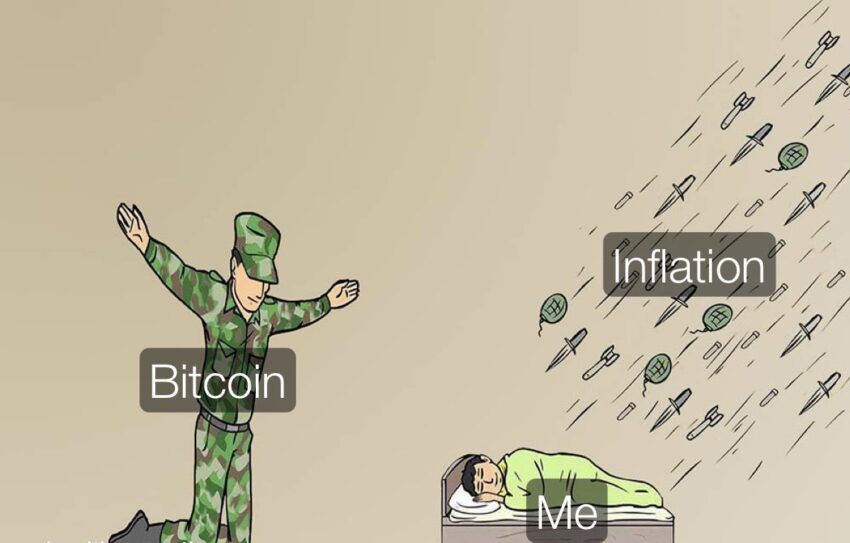 Мем про биткоин