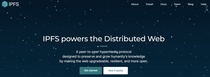 Скрин IPFS