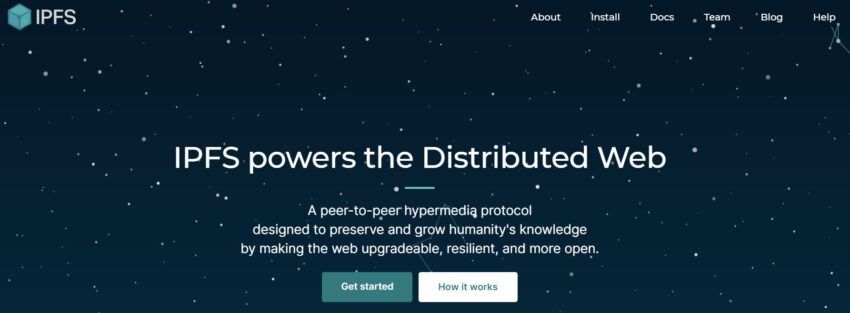 Скрин IPFS