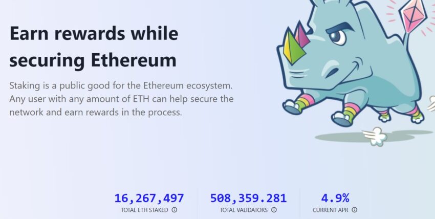 Статистика стейкинга Ethereum
