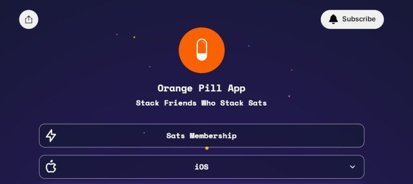 Сайт Orange Pill