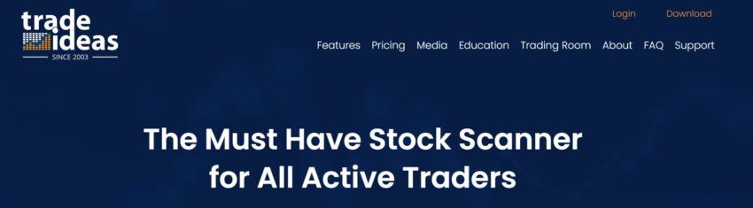 Скрин Trade Ideas