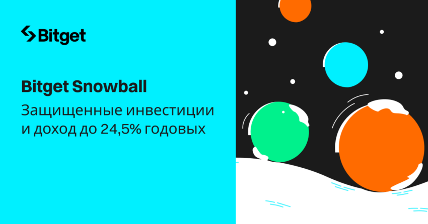 Bitget представляет инновационный продукт Snowball: Продукт Earn с невероятной процентной ставкой в 24.5% и с гарантией основного капитала