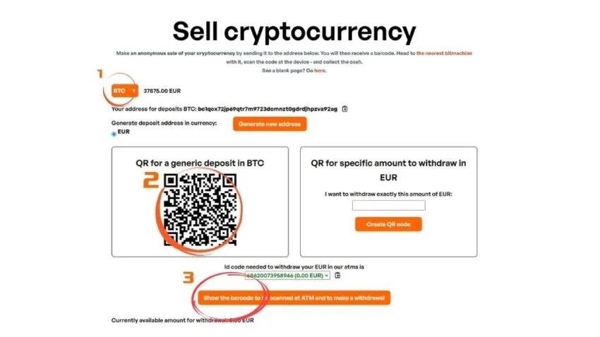 биткоин-банкомат Bitomat инструкция