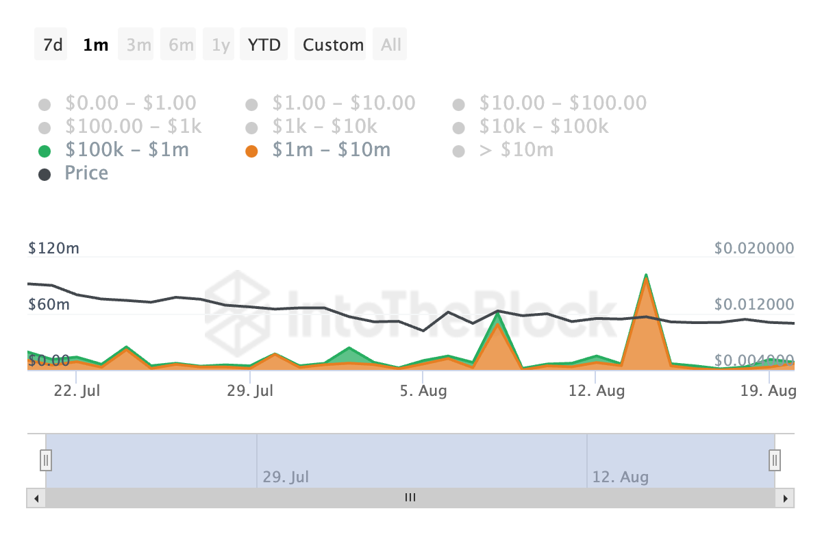 notcoin transaction volume