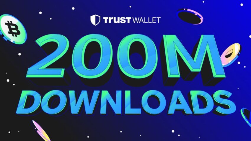 Trust Wallet достиг рубежа в 200 млн загрузок